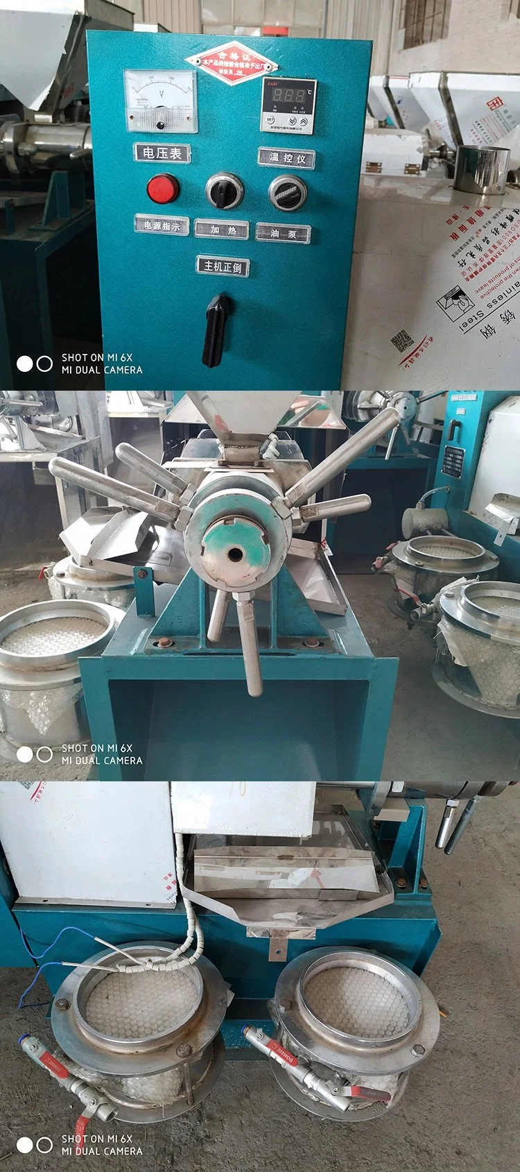 Cooking Oil Press Machine Soybean Peanut Sunflower Cotton Seed Oil Press Machine